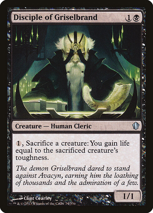Commander 2013 - 74 - Disciple of Griselbrand - Uncommon
