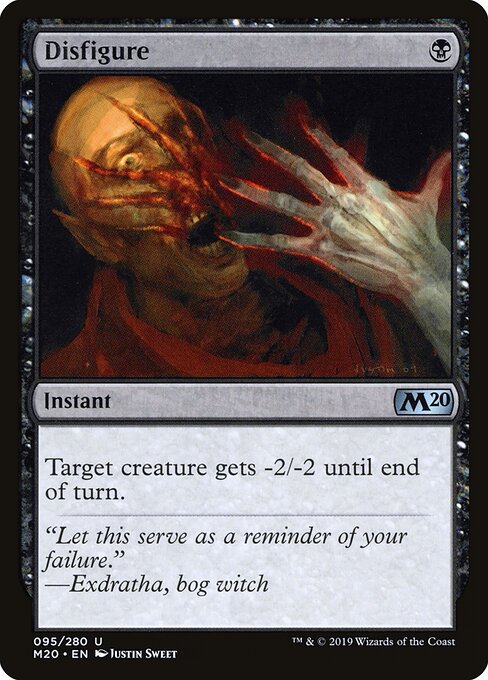 Core Set 2020 - 95 - Disfigure - Uncommon