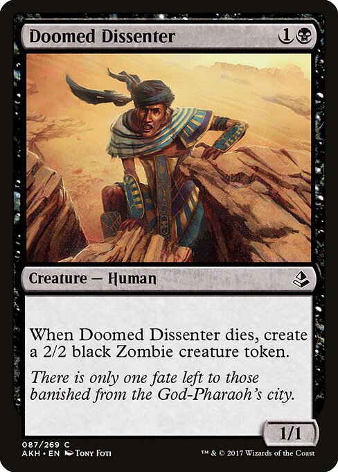 Amonkhet - 87 - Doomed Dissenter - Common