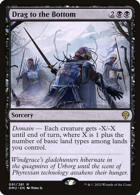 Dominaria United - 91 - Drag to the Bottom - Rare