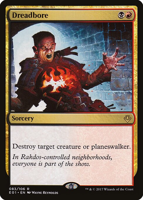 Archenemy: Nicol Bolas - 83 - Dreadbore - Rare