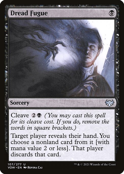 Innistrad: Crimson Vow - 107 - Dread Fugue - Uncommon