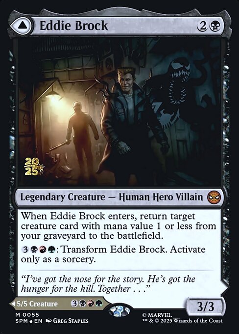 Marvel's Spider-Man Promos - 55s - Eddie Brock // Venom, Lethal Protector - Mythic - Foil