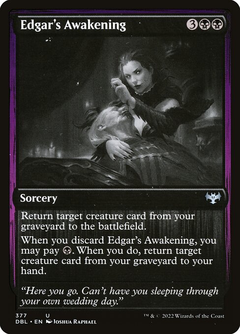 Innistrad: Double Feature - 377 - Edgar's Awakening - Uncommon