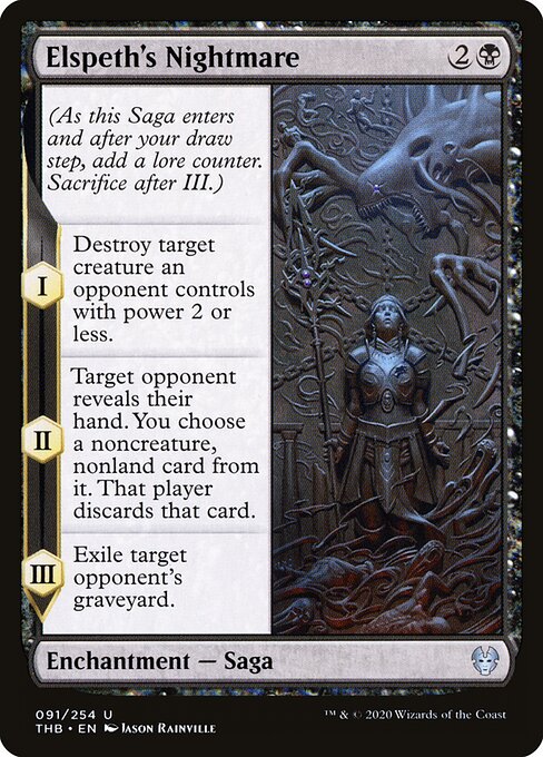 Theros Beyond Death - 91 - Elspeth's Nightmare - Uncommon