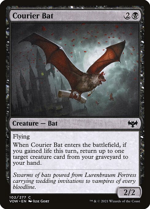 Innistrad: Crimson Vow - 102 - Courier Bat - Common