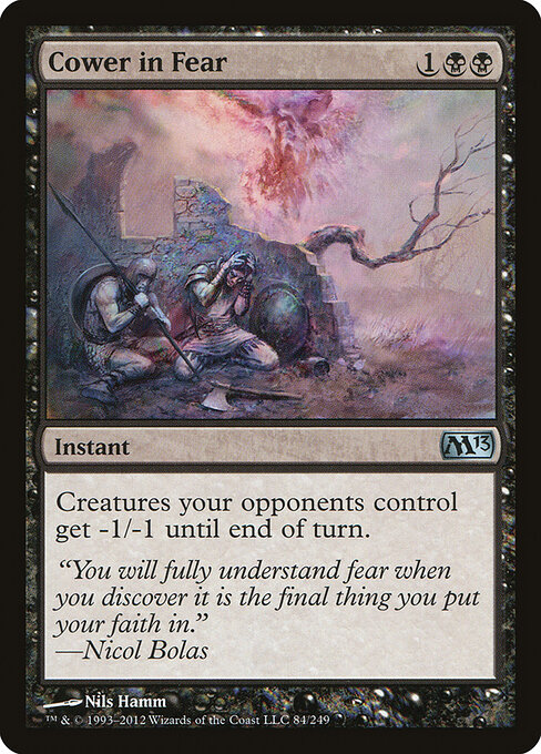 Magic 2013 - 84 - Cower in Fear - Uncommon