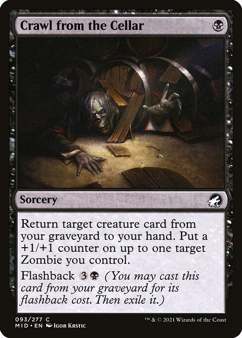 Innistrad: Midnight Hunt - 93 - Crawl from the Cellar - Common