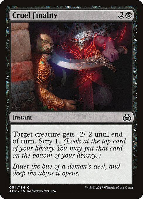 Aether Revolt - 54 - Cruel Finality - Common