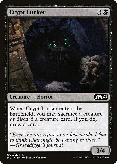 Core Set 2021 - 93 - Crypt Lurker - Common