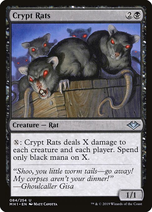 Modern Horizons - 84 - Crypt Rats - Uncommon