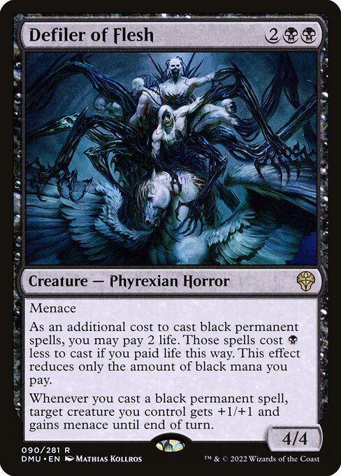 Dominaria United - 90 - Defiler of Flesh - Rare