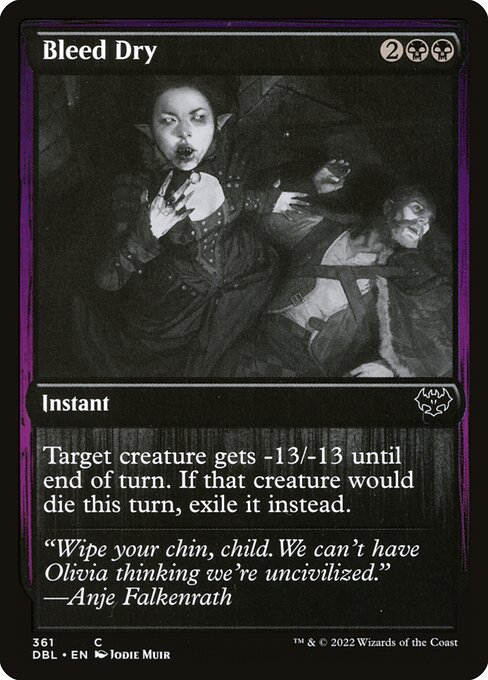 Innistrad: Double Feature - 361 - Bleed Dry - Common
