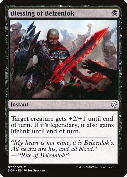 Dominaria - 77 - Blessing of Belzenlok - Common