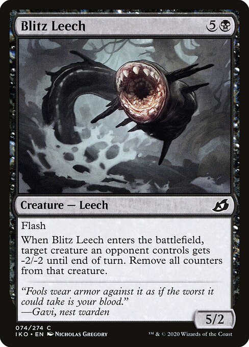 Ikoria: Lair of Behemoths - 74 - Blitz Leech - Common