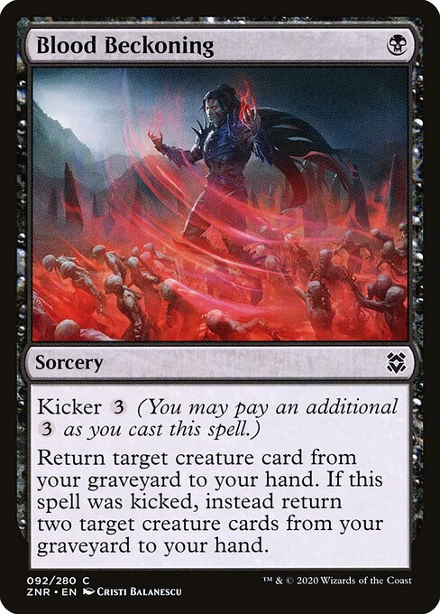 Zendikar Rising - 92 - Blood Beckoning - Common