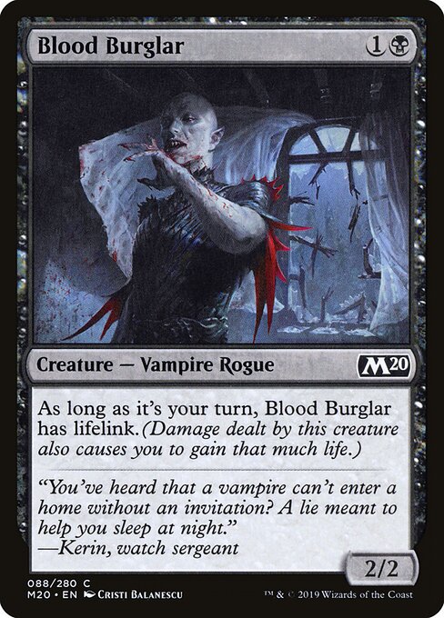 Core Set 2020 - 88 - Blood Burglar - Common