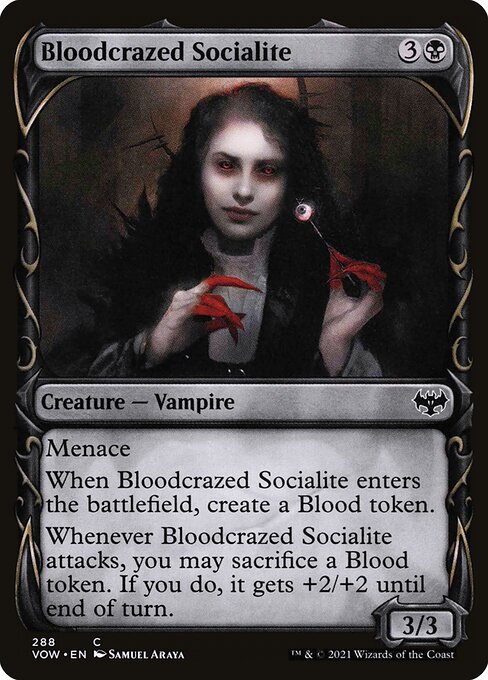 Innistrad: Crimson Vow - 288 - Bloodcrazed Socialite - Common