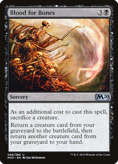 Core Set 2020 - 89 - Blood for Bones - Uncommon