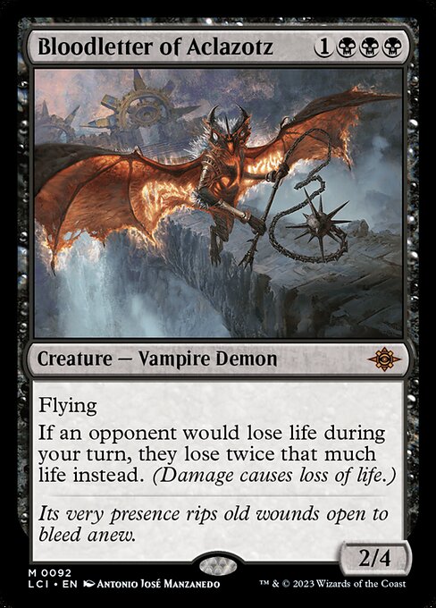The Lost Caverns of Ixalan - 92 - Bloodletter of Aclazotz - Mythic