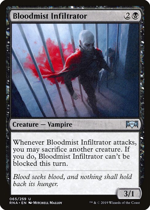 Ravnica Allegiance - 65 - Bloodmist Infiltrator - Uncommon