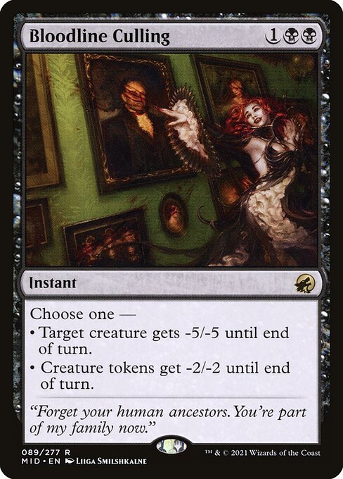 Innistrad: Midnight Hunt - 89 - Bloodline Culling - Rare