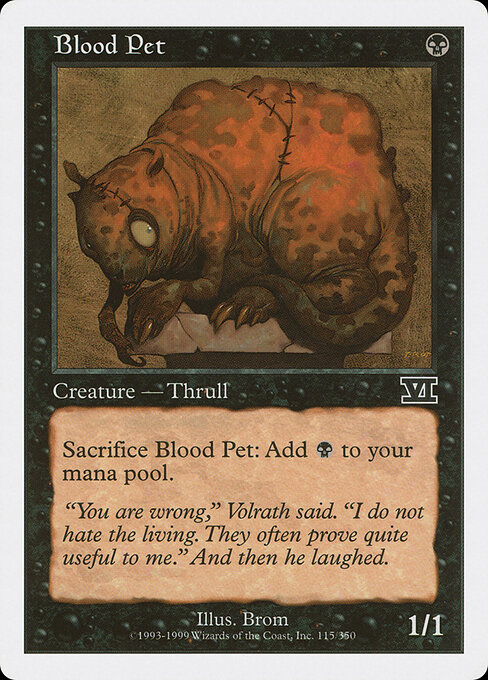 Classic Sixth Edition - 115 - Blood Pet - Common