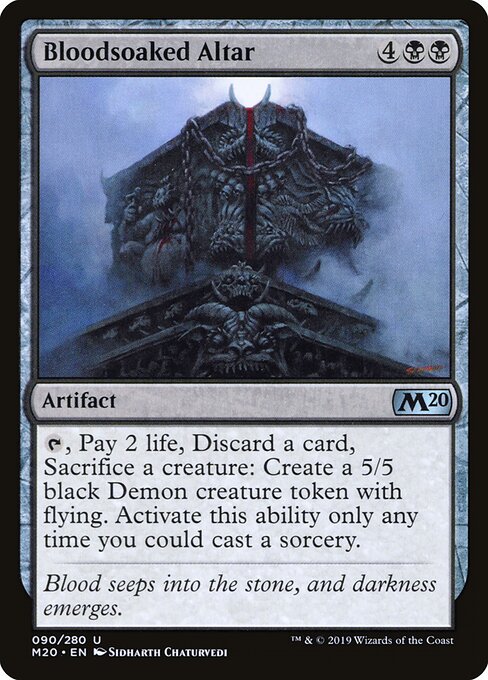 Core Set 2020 - 90 - Bloodsoaked Altar - Uncommon