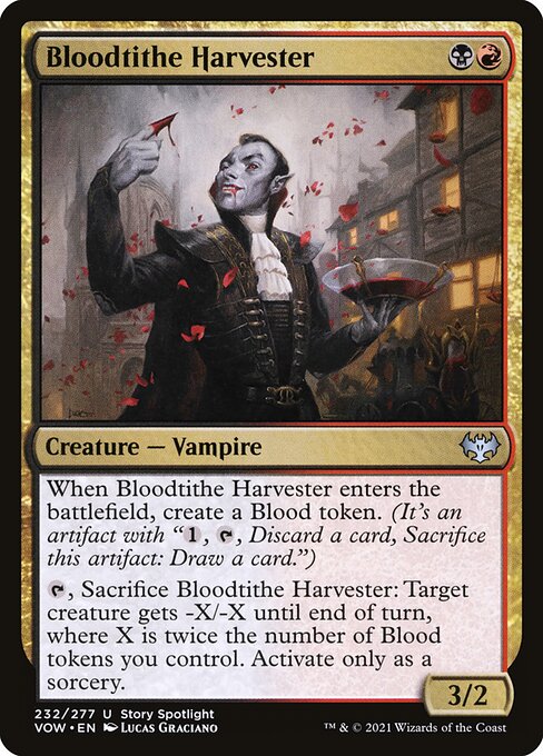 Innistrad: Crimson Vow - 232 - Bloodtithe Harvester - Uncommon