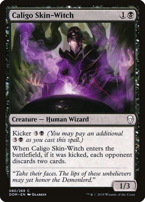 Dominaria - 80 - Caligo Skin-Witch - Common