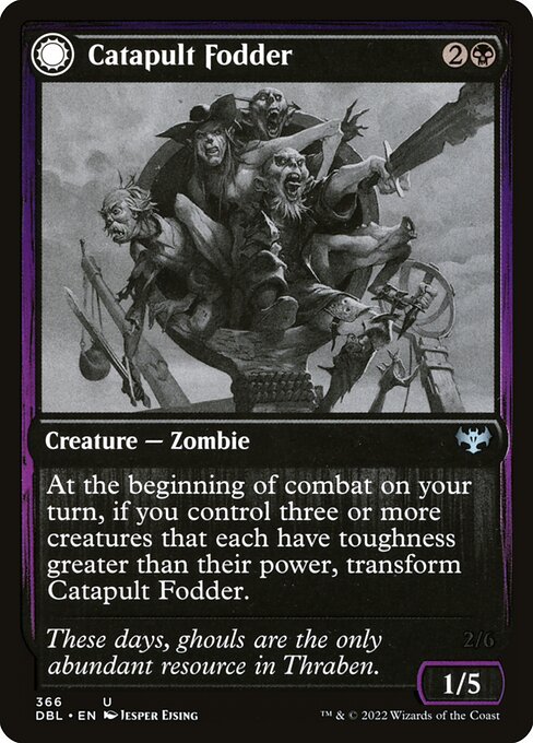 Innistrad: Double Feature - 366 - Catapult Fodder // Catapult Captain - Uncommon