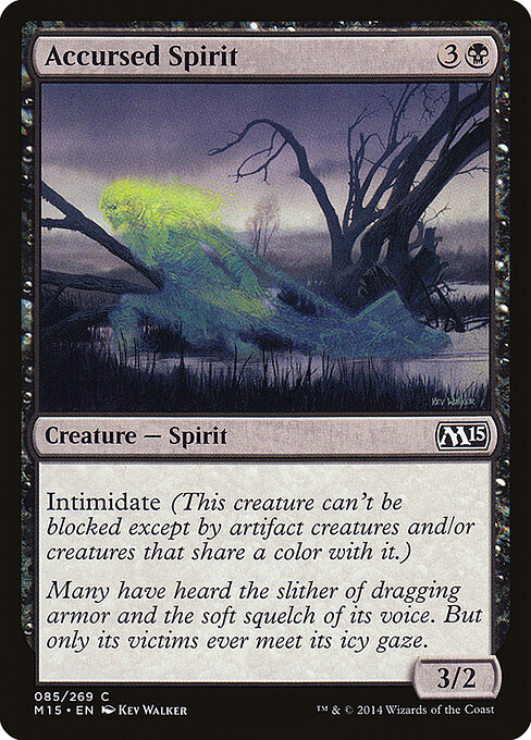 Magic 2015 - 85 - Accursed Spirit - Common