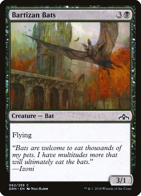 Guilds of Ravnica - 62 - Bartizan Bats - Common