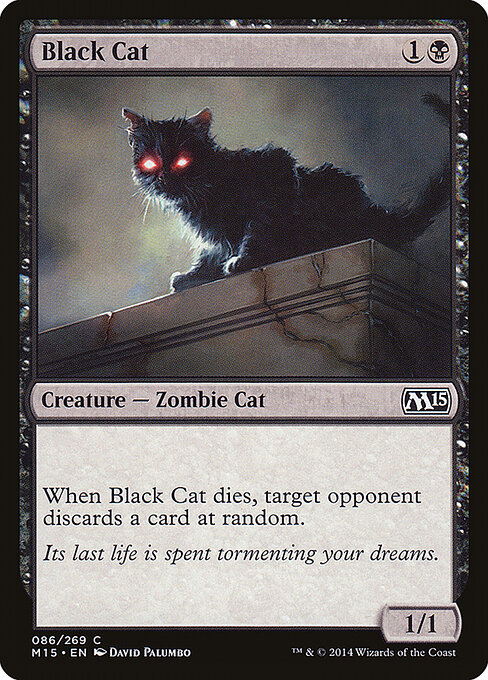 Magic 2015 - 86 - Black Cat - Common