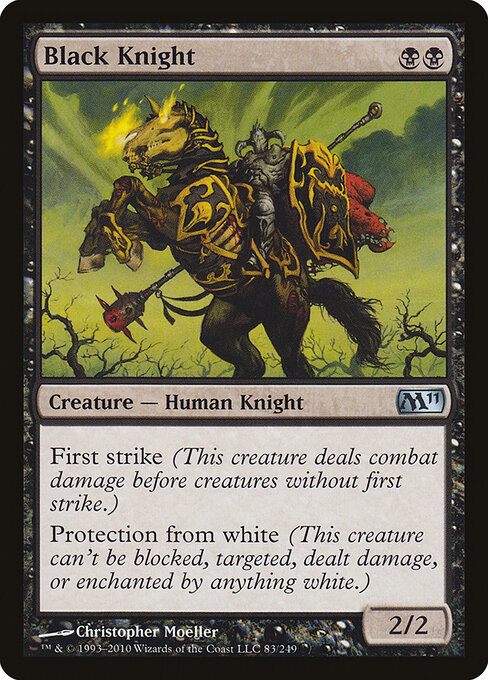 Magic 2011 - 83 - Black Knight - Uncommon