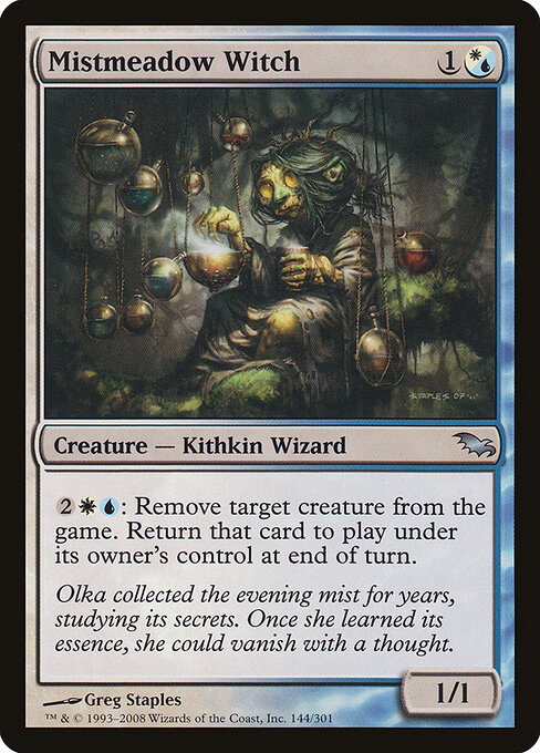 Shadowmoor - 144 - Mistmeadow Witch - Uncommon