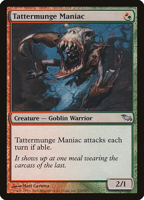 Shadowmoor - 219 - Tattermunge Maniac - Uncommon