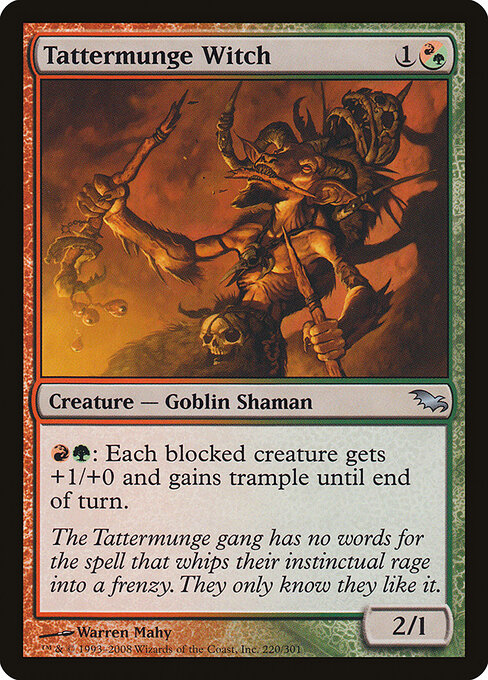Shadowmoor - 220 - Tattermunge Witch - Uncommon
