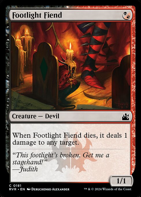 Ravnica Remastered - 181 - Footlight Fiend - Common