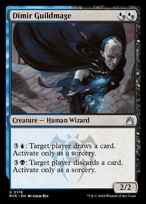 Ravnica Remastered - 178 - Dimir Guildmage - Uncommon