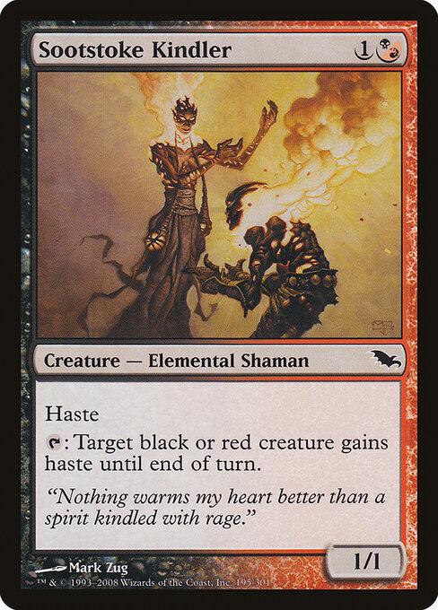 Shadowmoor - 195 - Sootstoke Kindler - Common