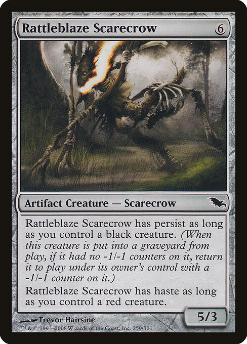 Shadowmoor - 259 - Rattleblaze Scarecrow - Common