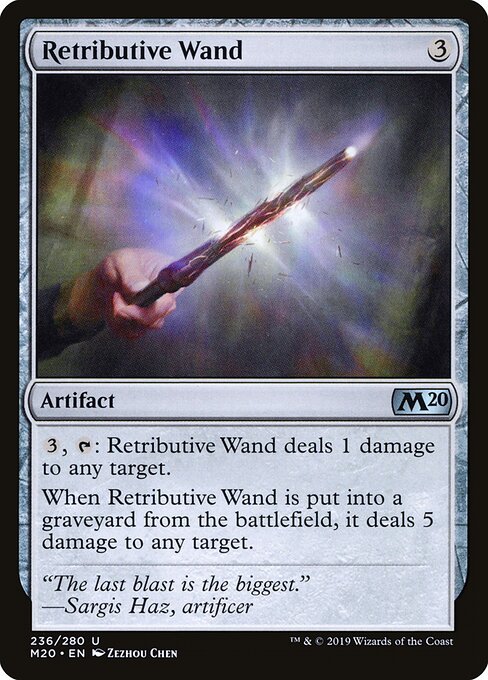 Core Set 2020 - 236 - Retributive Wand - Uncommon