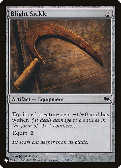 The List - SHM-247 - Blight Sickle - Common