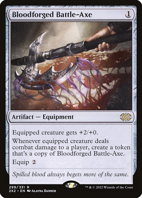Double Masters 2022 - 299 - Bloodforged Battle-Axe - Rare