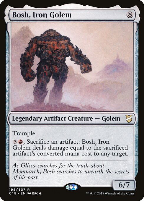 Commander 2018 - 198 - Bosh, Iron Golem - Rare