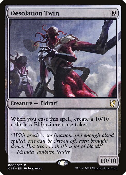 Commander 2019 - 60 - Desolation Twin - Rare