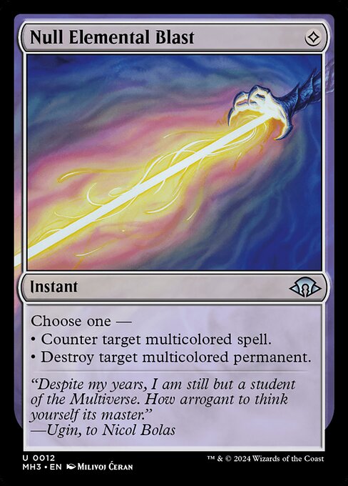 Modern Horizons 3 - 12 - Null Elemental Blast - Uncommon