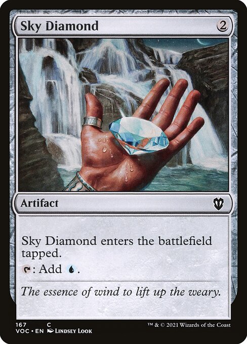 Crimson Vow Commander - 167 - Sky Diamond - Common