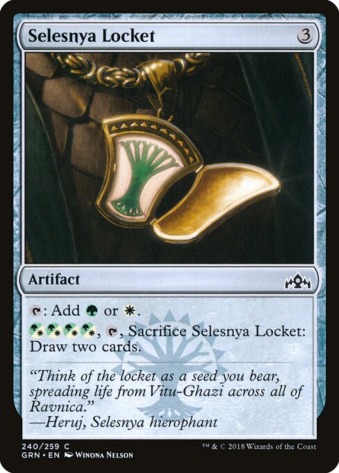 Guilds of Ravnica - 240 - Selesnya Locket - Common